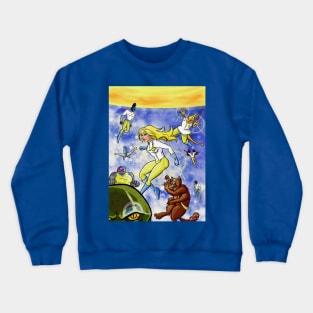 Action Figures 7 - The Black End War Crewneck Sweatshirt